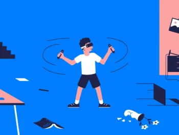 VR Brille für Kinder braucht die Begleitung von Erwachsenen